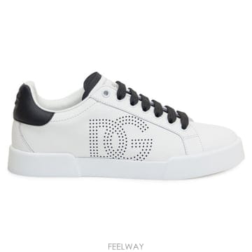 26 FW 돌체앤가바나 로고 퍼포레이티드 스니커즈 89697 CK2324AV066