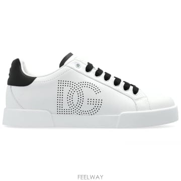 26 FW 돌체앤가바나 포르토피노 DG 로고 퍼포레이티드 스니커즈 89697 CK2277AV066
