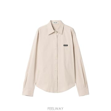 Miu Miu �̿�̿� stretch poplin shirt 12219441283336 TP725557287�̿�̿� stretch poplin shirt 12219441283336 TP7255572