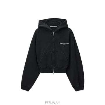 Alexander Wang �˷������ logo print zip up hoodie 12219428045064 TP725557486�˷������ logo print zip up hoodie 12219428045064 TP7