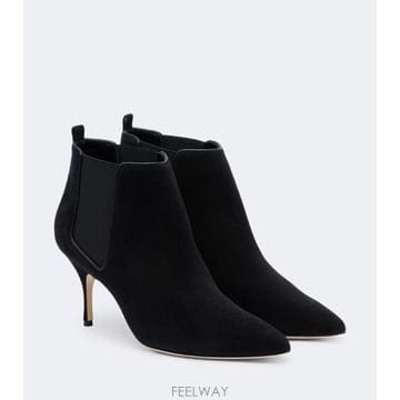 26 FW 마놀로 블라닉 Dildi 스웨이드 앵클 부츠 TP581519642
