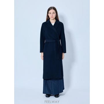 막스마라 에스투리아 벨티드 코트 베이지
