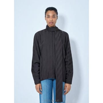 26 FW 스포트막스 여성 스트라이프 타이 넥 블라우스 2622196031600 003 TP877327752