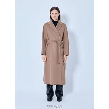 26 FW 에스막스마라 여성 벨트 장식 울 블렌드 코트 2629016101600 045 TP877329775