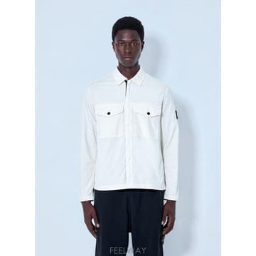 26 FW 스톤아일랜드 남성 Zip Front Overshirt with Flap Pockets L2S151