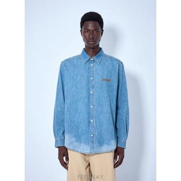 26 FW 미우미우 남성 Chambray Shirt GWC143 193K F0013 TP877328767