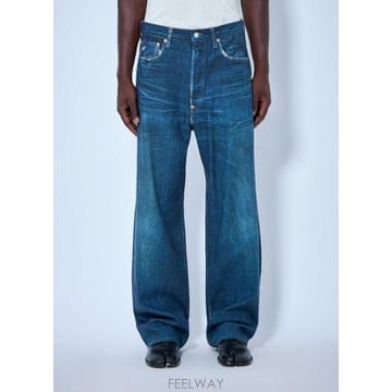 26 FW 준야 와타나베 남성 x Levis 와이드 레그 팬츠 jwn0164011blu