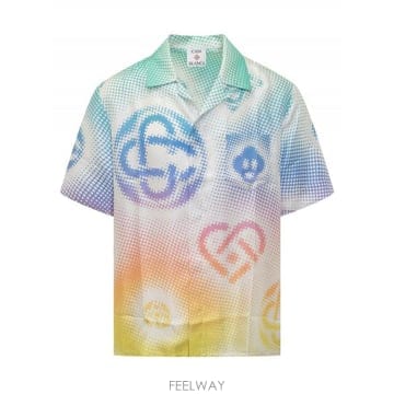26SS 카사블랑카 카사블랑카 Halftone 셔츠 MSP26SH00304 TP581524258