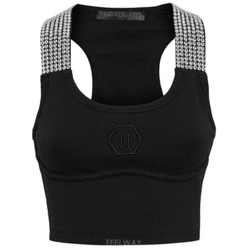 Philipp Plein 26 FW �ʸ��÷��� ũ������ ��� ��ư ũ�� ž FADCWRK0599PJY002N TP44556593626 FW �ʸ��÷��� ũ������ ��� ��ư ũ�� ž FADCWRK059