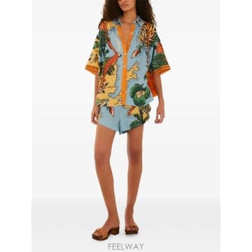 | Other Brand | 26 FW FARM Rio ��Ƽ�÷� ��ġ �н� ��ν�Ʈ�� ���� 356452 TP45794096826 FW FARM Rio ��Ƽ�÷� ��ġ �н� ��ν�Ʈ�� ���� 3564