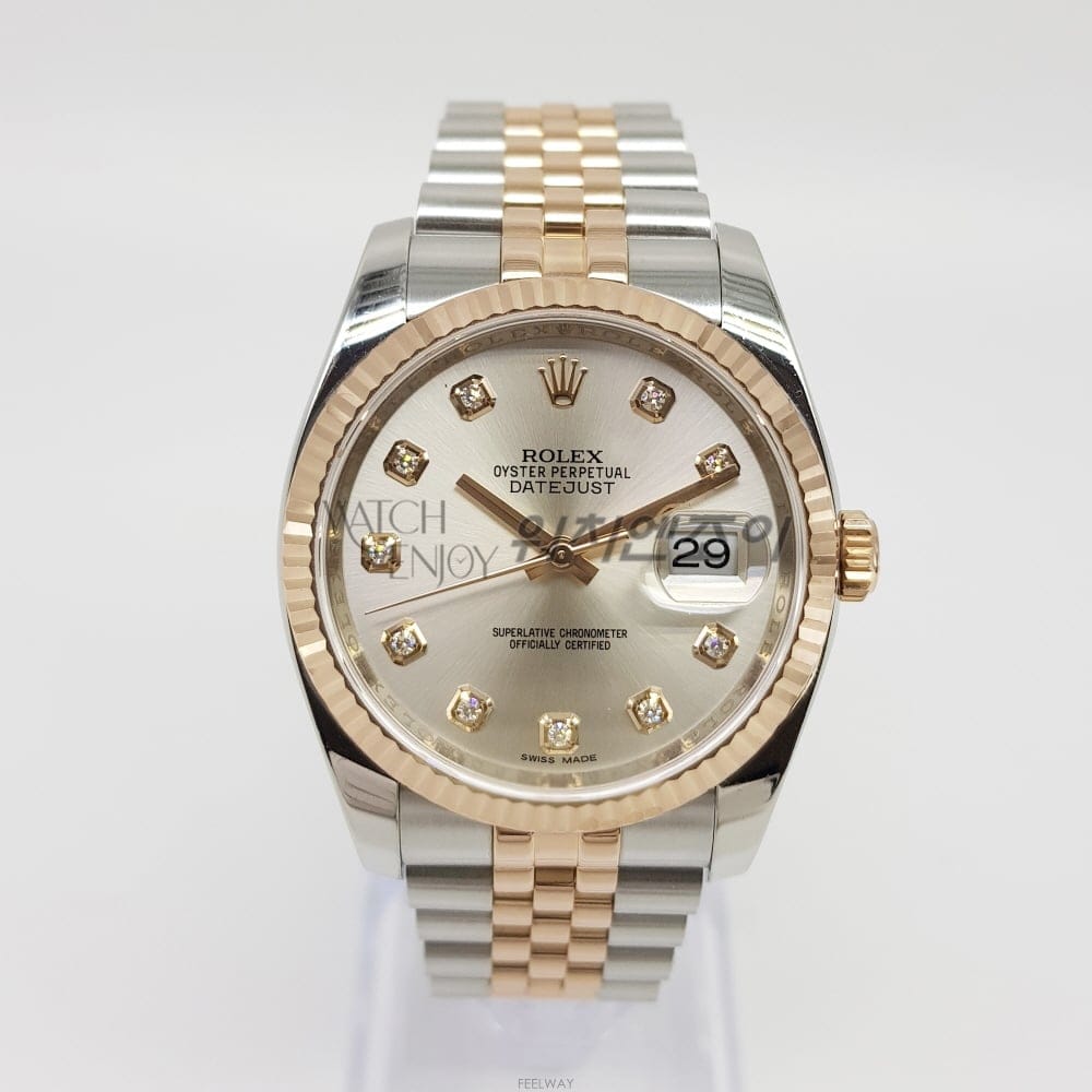 Rolex [��ġ������] �η��� ��������Ʈ 36mm 116231 ������ �޺� ������Ʈ 10P ���̾� �����ð�[��ġ������] �η��� ��������Ʈ 36mm 116231 ������ ��