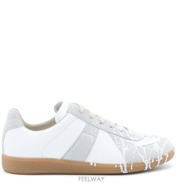 [B47]메종마르지엘라 S57WS0517P7799H8548 남성 로우탑 스니커즈 OFF WHITE LEATH