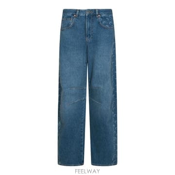 [B47]마린세르 WPA174ACDEN0002BL05 여성 데님 청바지 바지 LIGHT BLUE COTTON
