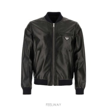 [X45]프라다 UPW280SOOO038 F0002 남성 데님 패딩 베스트 다운 블레이저 봄버 Black n