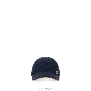 [X45]구찌 A006Q44HBK2 4066 남성 모자 버킷햇 비니 캡 Navy blue cotton ble