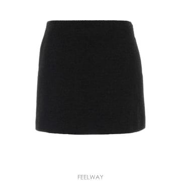 [X45]펜디 FQ7759B1U1 F0QA1 여성 스커트 치마 롱 미디 미니스커트 Black wool ble