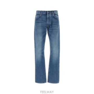 [X45]베르사체 10241301A19189 1D190 남성 바지 면바지 조거 카고 와이드 Denim jea