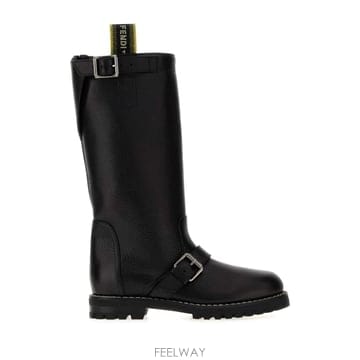 FENDI [X45]��� 8T9048AY0N F0QA1 ���� ��Ŭ���� �̵� �պ��� �����̺��� Black leather[X45]��� 8T9048AY0N F0QA1 ���� ��Ŭ���� �̵� �պ��� 