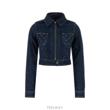 마린세르 미드나잇 블루 데님 트러커 자켓