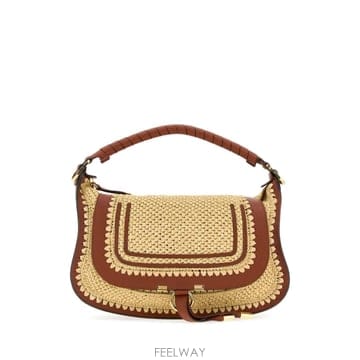 [X45]끌로에 CH26US882R60 26M 여성 토트백 쇼퍼백 탑핸들백 핸드백 Raffia small M