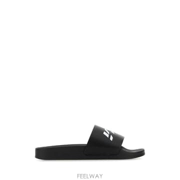 [X45]베트멍 VL12FL100X BLACKWHITE 남성 슬리퍼 샌들 플립플랍 조리 Black rubbe