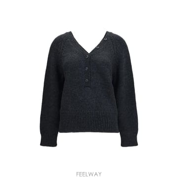 [K68]아워레가시 W4263CC CHARCOALDR 여성 니트 스웨터 가디건 Country Henley m