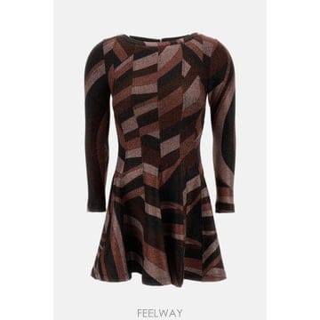 Emilio Pucci [G95]���и���Ǫġ 6UJG106U867011 ���� ���ǽ� �巹�� SHORT LUREX JERSEY FLA[G95]���и���Ǫġ 6UJG106U867011 ���� ���ǽ� �巹�� SH