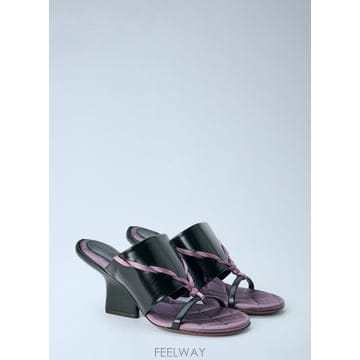 26 F/W 드리스 반 노튼 브레이드 스트랩 뮬 262-131718- B0112310617