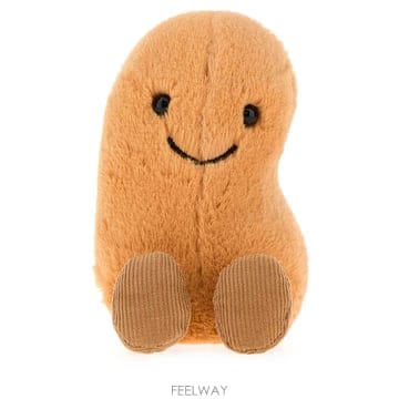 JELLYCAT [X45]JELLYCAT A6BNN ORANGE Amuseables Bean[X45]JELLYCAT A6BNN ORANGE Amuseables Bean