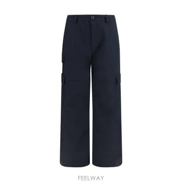 26FW 발렌시아가 스트레이트 팬츠 A009RTTQP13 1140 BLACK