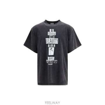 26FW 발렌시아가 반팔 티셔츠 850345TVVK2 1041 GREY