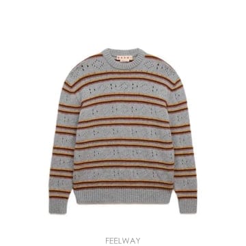 26FW 마르니 스웨터 GCMG0495Q0UFX330 STN38 INOX