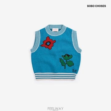 보보쇼즈 26FW made in Spain Blossom 니트 조끼 B226AC132