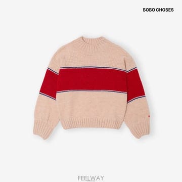 보보쇼즈 26FW made in Spain Stripes 자카트 맨투맨 스웨터 B226AC089