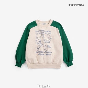 보보쇼즈 26FW made in Spain Mr Footish 랭클란 맨투맨 스웨터 B226AC037