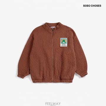 보보쇼즈 26FW made in Portugal Beast Tag 퀼팅 스웨터 자켓 B226AC051