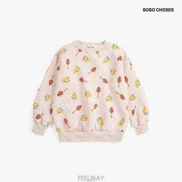 보보쇼즈 26FW made in Spain Mush Monster Duo 올오버 맨투맨 스웨터 B226AC144