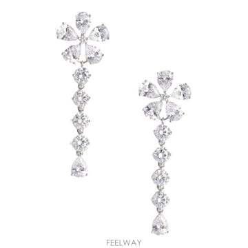 26FW 셀프 포트레이트 이어링 632E MULTI Silver