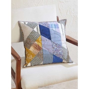 A.P.C 아페쎄 로드 러너 패치워크 코튼 쿠션 QUILT-M854 B0082310740