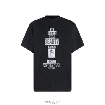 26FW 발렌시아가 탑 850345 TVVK2 1041 BLACK