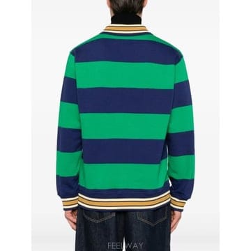 26FW 드롤드무슈 폴로 티셔츠 PL183 CO324 GREEN GREEN BLUE