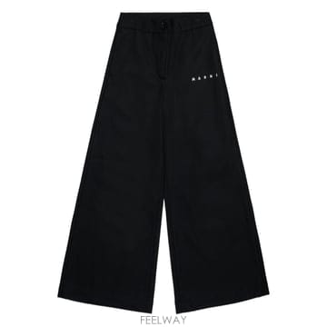 마르니 블랙 울 트라우저 (KIDS 상품) M01504M00W30M B0301719483