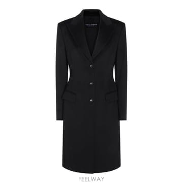 돌체 앤 가바나 블랙 버진 울 롱 코트 F0Q41THU2CAN000 B0562311022