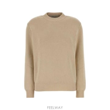 26FW 골든구스 Golden 레터링 스웨터 GWP00951P001972 55550 Beige o Tan
