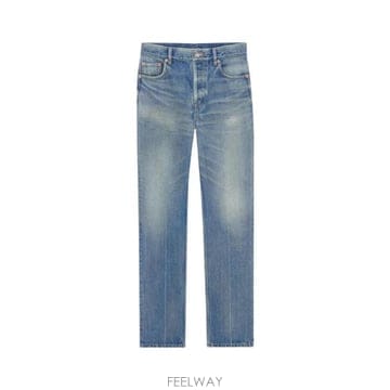 Saint Laurent 26FW ���ζ� ����ƽ �̵�� ���� ��Ʈ����Ʈ ���� �� 873827 Y863G4293 DENIM BLUE26FW ���ζ� ����ƽ �̵�� ���� ��Ʈ����Ʈ ���� �� 8738