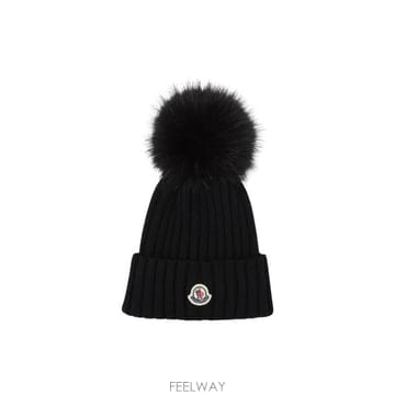 26FW 몽클레어 폼폼 울 비니 L20933B00039 M1131999 BLACK