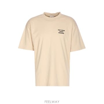 26FW 드롤드무슈 반팔 티셔츠 TS203 CO002MT Beige