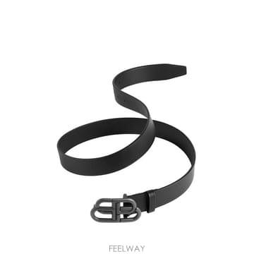 26FW 발렌시아가 벨트 570370 1CH551000 BLACK