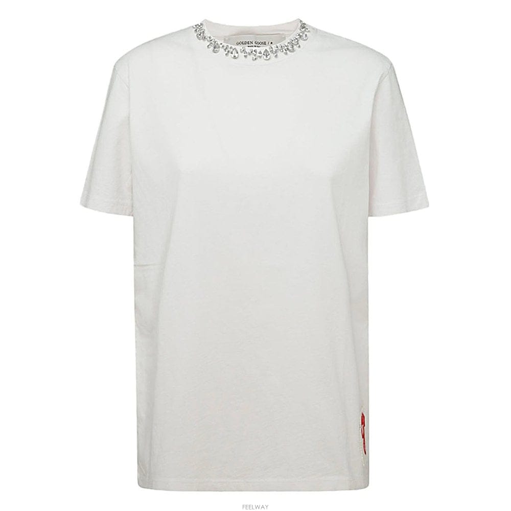 Golden Goose ��籸�� ȭ��Ʈ ��ư Ƽ���� GWP01220P00067310363 B0482289356��籸�� ȭ��Ʈ ��ư Ƽ���� GWP01220P00067310363 B0482