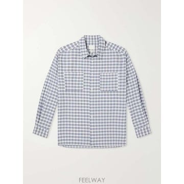 A.P.C 아페쎄 MALCOM 체크 오가닉 코튼 셔츠 COHSE-H B0082311540